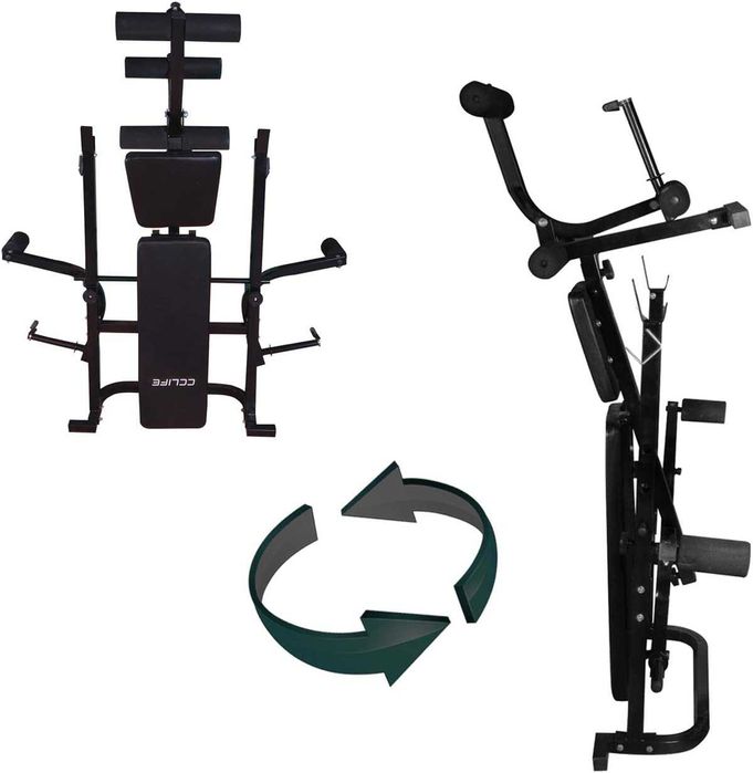 (NOVO) Bancos de pesos dobrável, musculação - treino