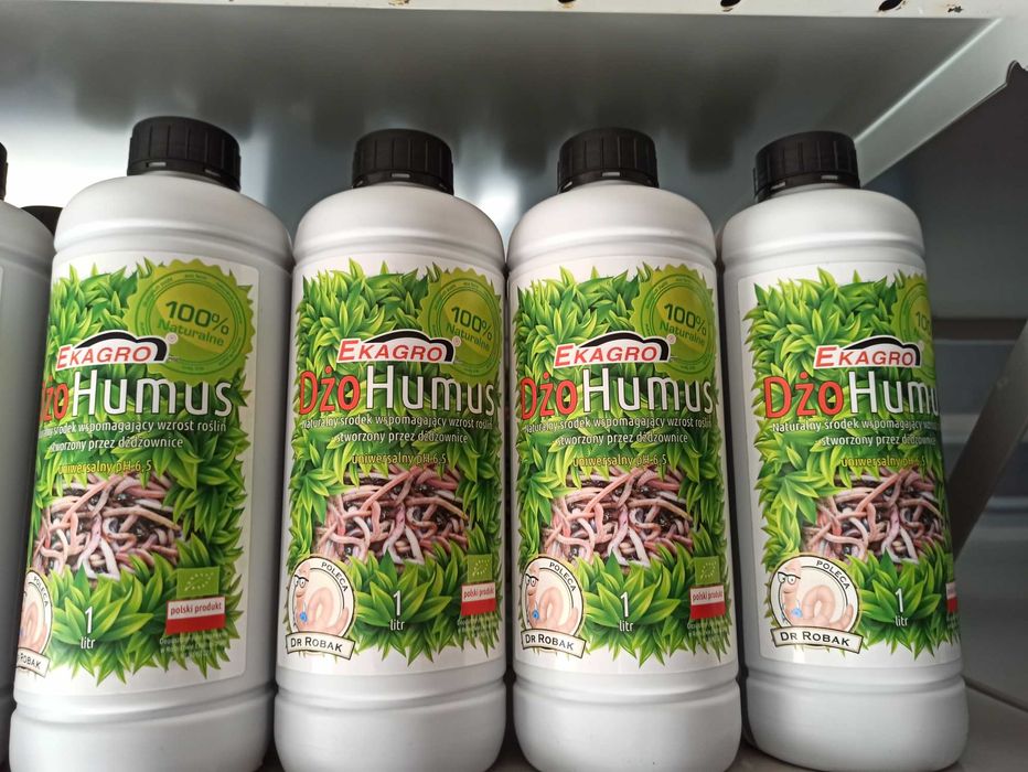 Dżohumus BIOHUMUS nawóz naturalny 100% organiczny 1l, 5l, 10l, 20l