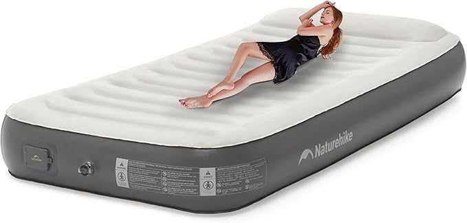 Materac samopompujący jednoosobowy wbudowana pompka USB 200x100x25
