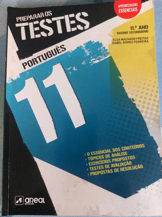 Livros dd testes 11 ano português da Areal