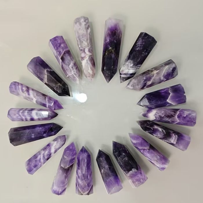 Обелиск аметиста - натуральный камень