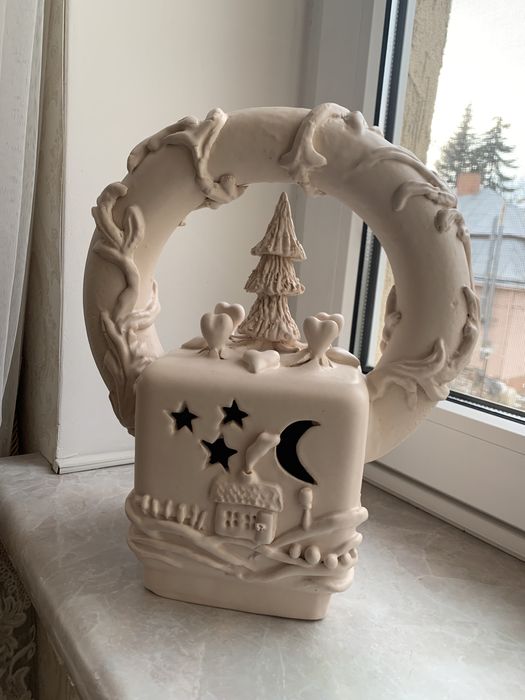 Підсвічник глиняний ковпак ручної роботи