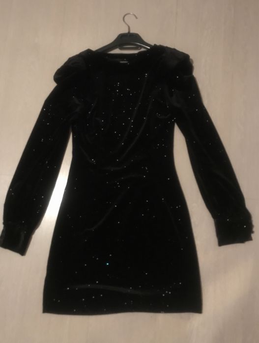 Vestido veludo Guess