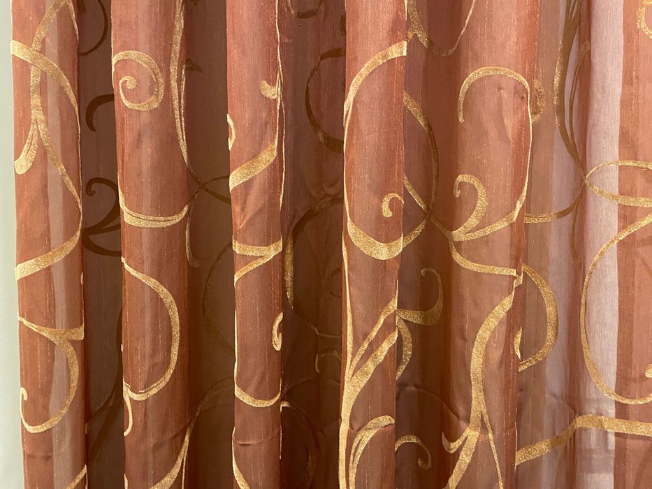 Cortinados + reposteiro + varão duplo