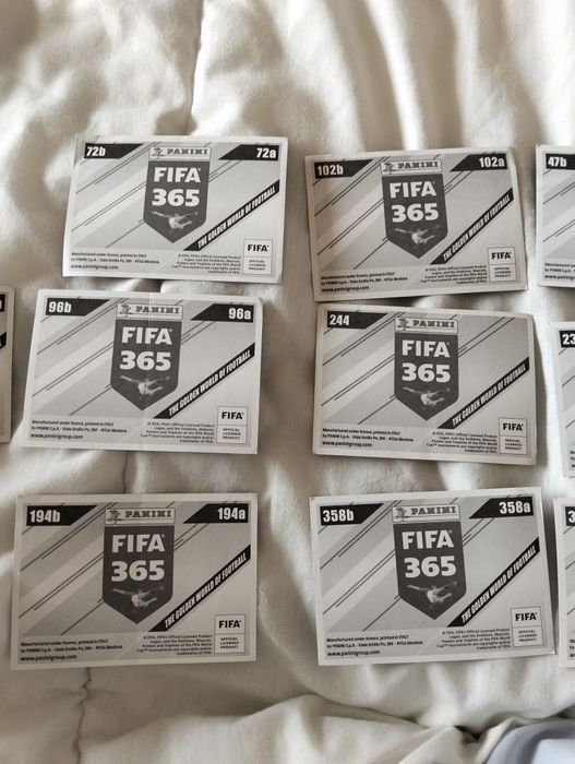 Cartas colecionáveis FIFA 365