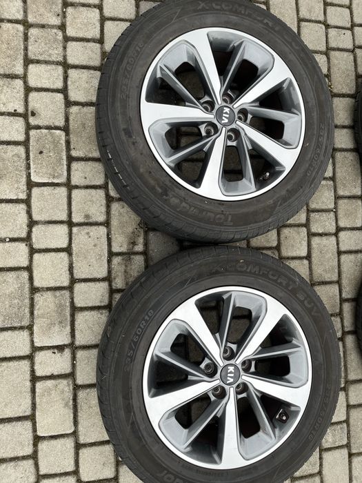 Alufelgi 5x114,3 18 cali Hyundai Tucson Ix35 Kona Kia Sportage Sorento opony lato 235/60/18