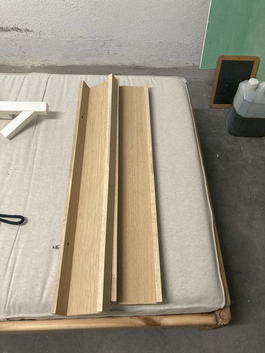 4 prateleiras de parede 70x11 H&M