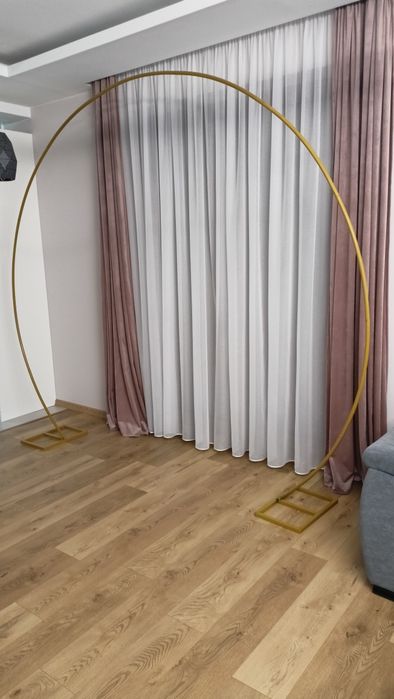 Stojak na balony koło okrąg 2,5m stelaż tło do zdjęć ścianka nowa