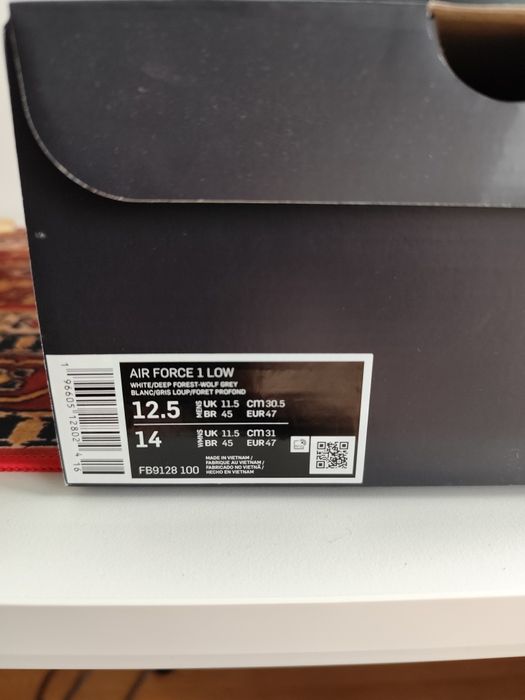 Sprzedam nowe buty Nike Air Force 1, Four Horseman, rozmiar 47