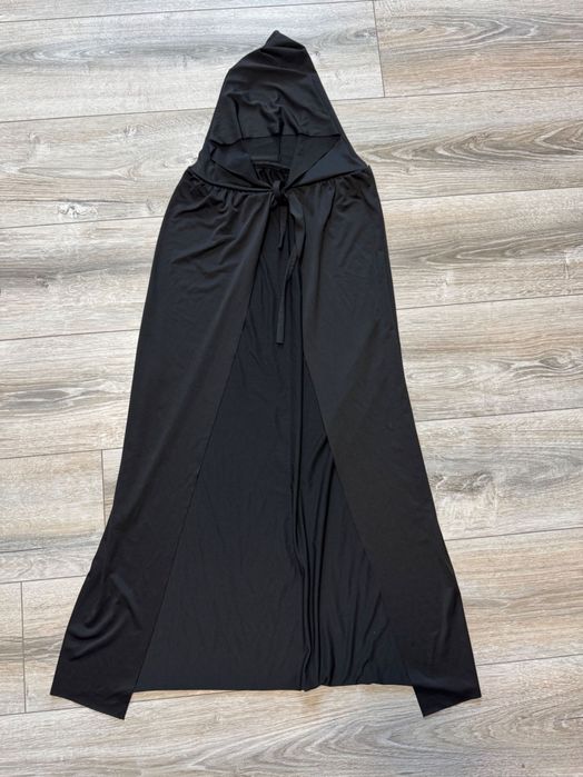 Плащ чорний накидка плащ мантія чорна