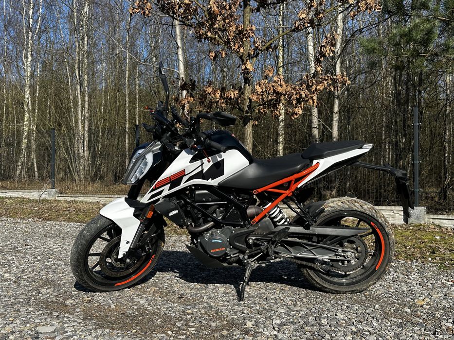 KTM Duke 125 zarejestrowany