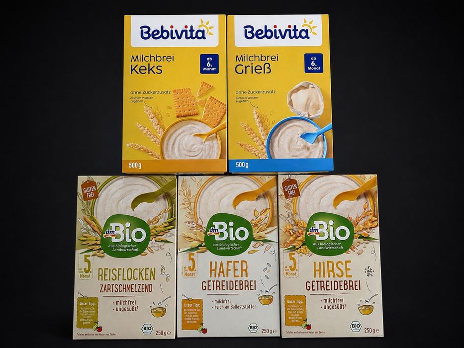 Дитячі каші Bebivita та dmBio з Німеччини