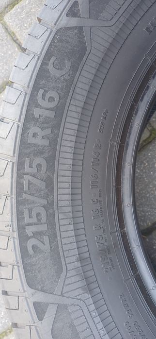 CONTINENTAL 215/75R16C 116/114 R , pojedyńcza opona letnia wzmacniana.