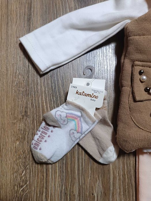 Костюмчик 3-ка для дівчинки 0-6