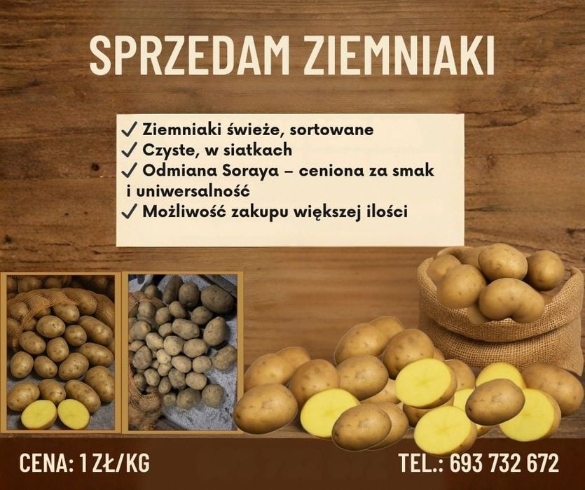 Srzedam Ziemniaki - Odmiana Soraya