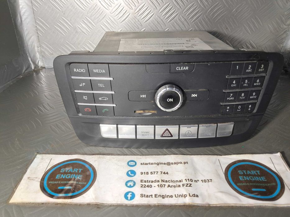 Rádio Mercedes CLA W117 C117 Classe A W176