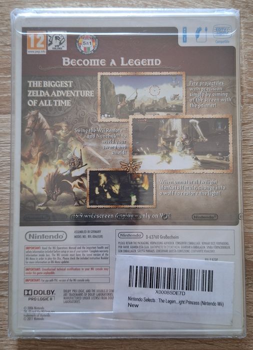 The Legend of Zelda: Twilight Princess (Selado)