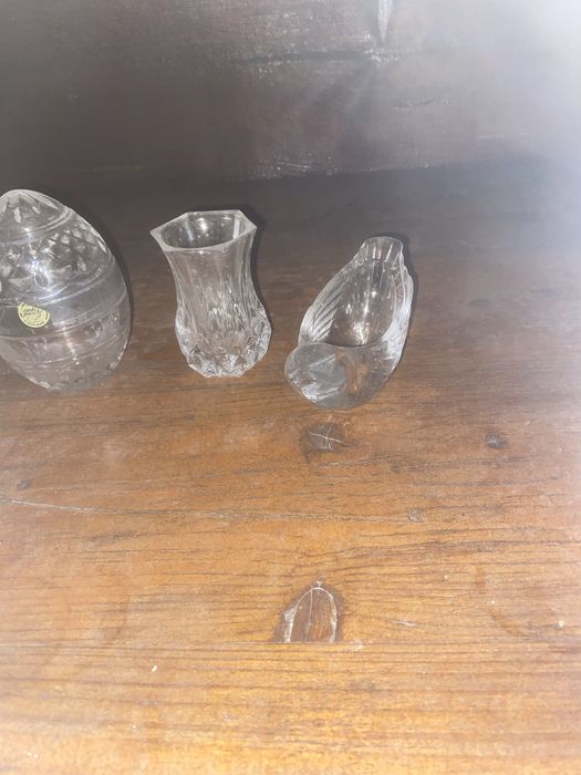 Peças decorativas Cristal - como novos