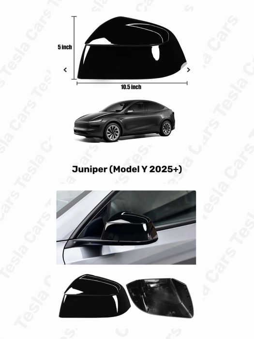 Накладка дзеркала верхня, корпус дзеркала, кутик (Трикутник) дзеркала Tesla Model 3/Y Juniper