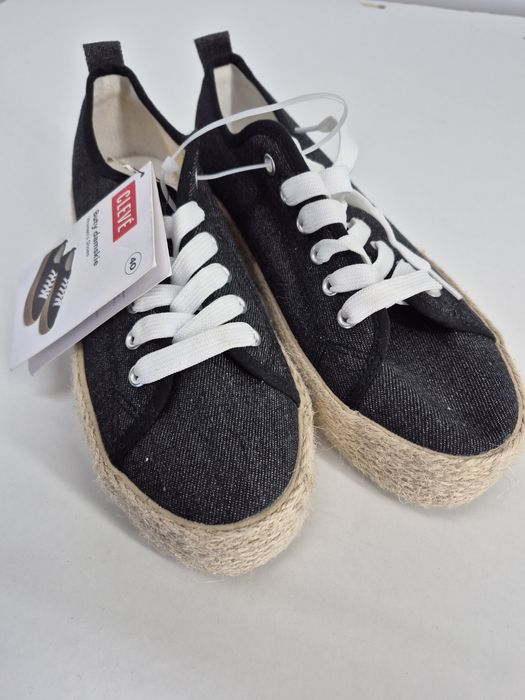 Buty damskie espadryle tenisówki 40