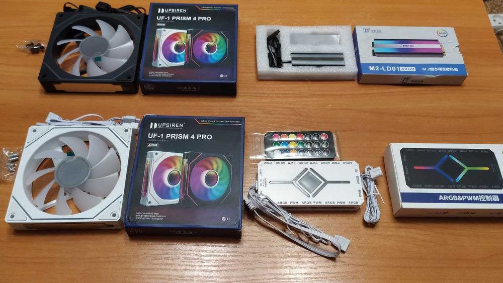 Кулери Вентилятори PRISM 4/7 PRO 120мм ARGB контролер M.2 ARGB