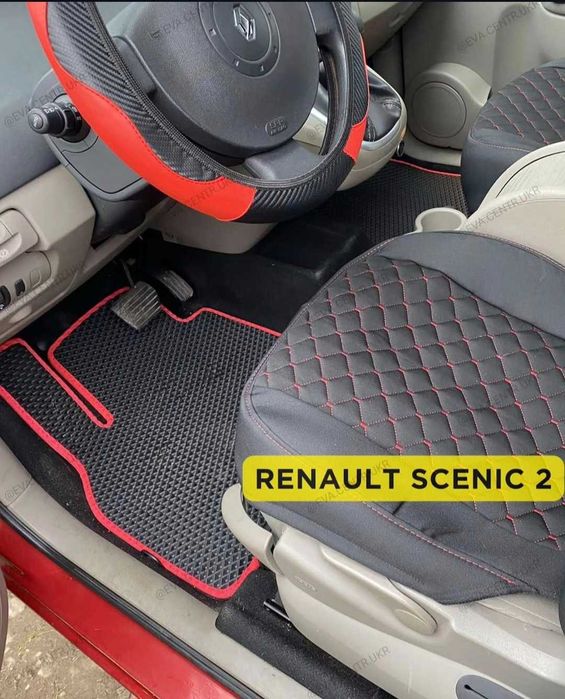 Розпродаж EVA ЕВА Коврики в авто Renault Megane Scenic Zoe Peugeot 207 301 308 508 3008