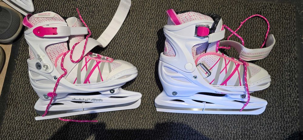 Łyżwy dziecięce regulowane roz. 34-37