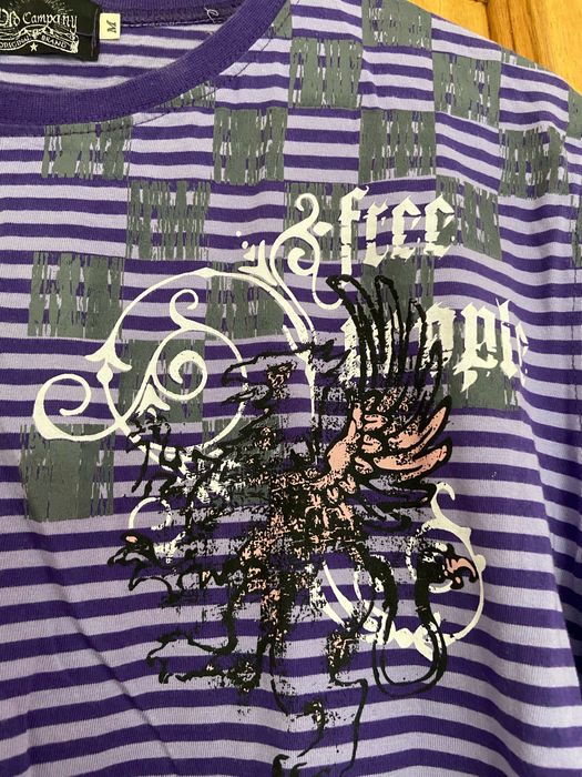 T shirt com riscas - Homem