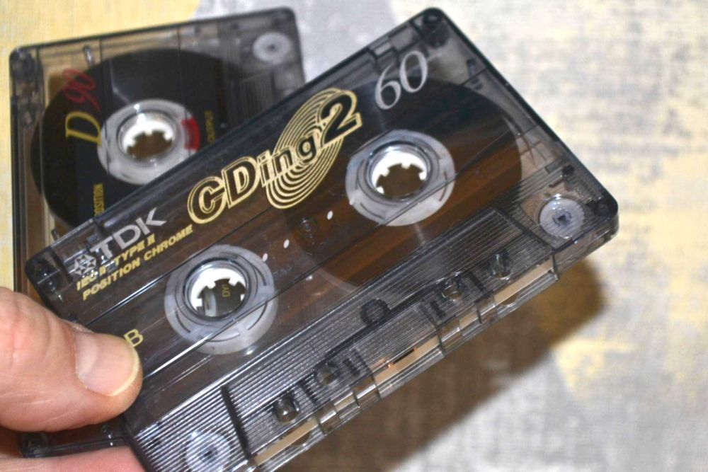 2szt. kasety magnetofonowe chrom CR TDK CDing2 60 i TDK D 90 kaseta