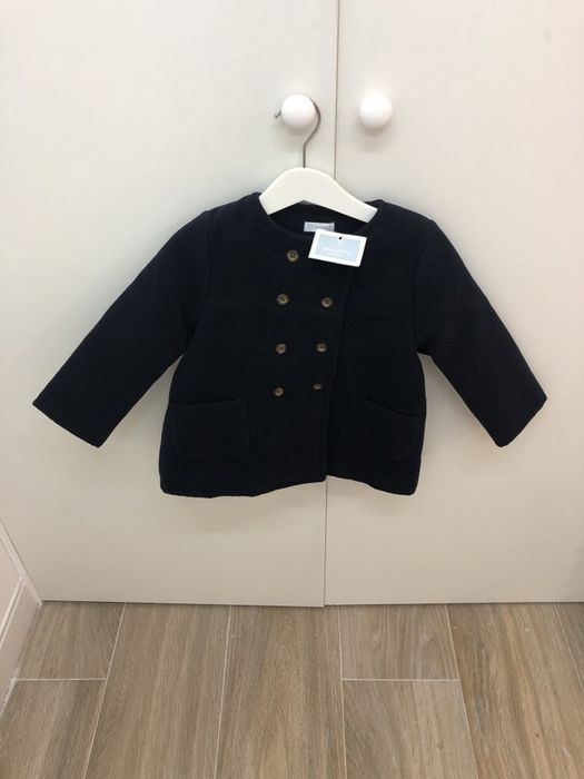 Laranjinha Casaco Menina tipo Canadiana Novo Etiqueta 24M