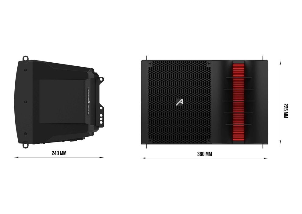 Par Colunas Profissionais 6.5” 200W RMS | Compactas e Potentes som