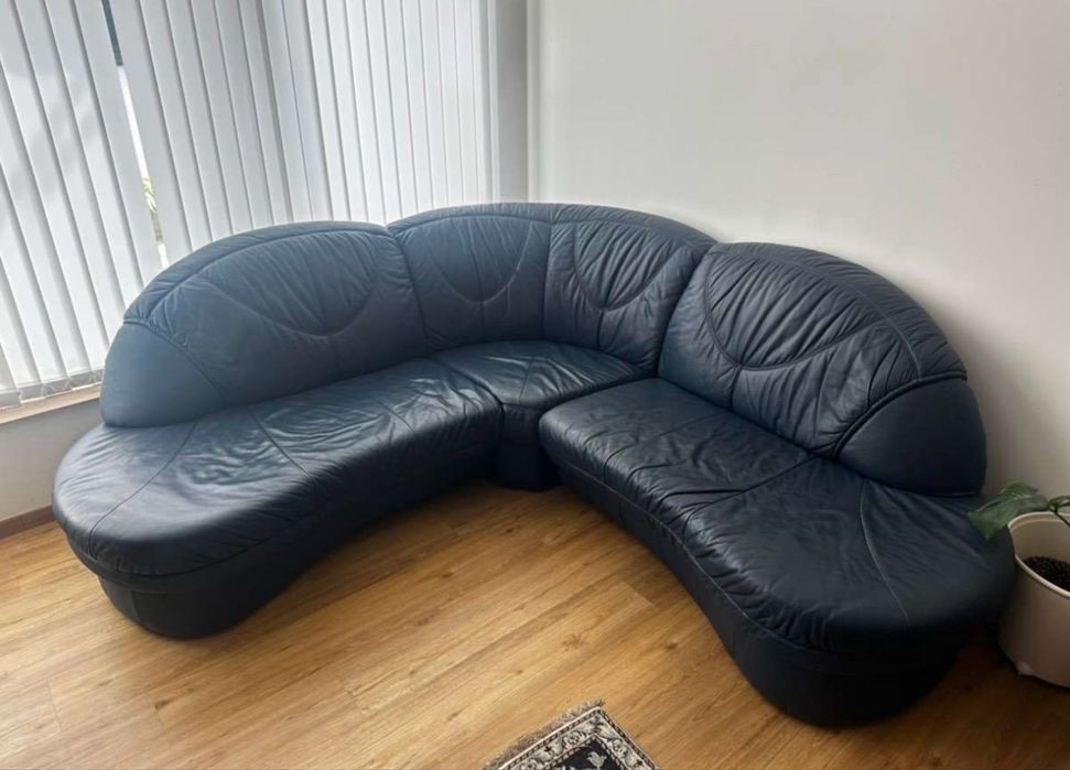 Шкіряний куток з трьох частин