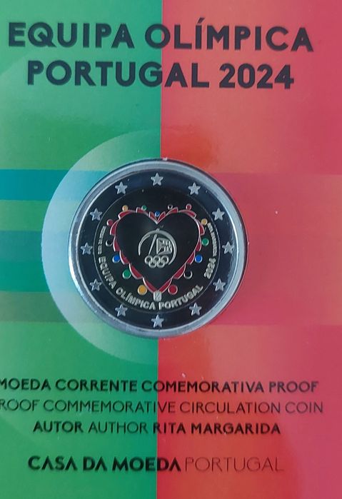 Moeda equipa olimpica portuguesa