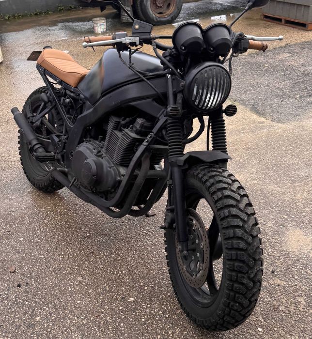 Suzuki GS500 Scrambler Black Mamba