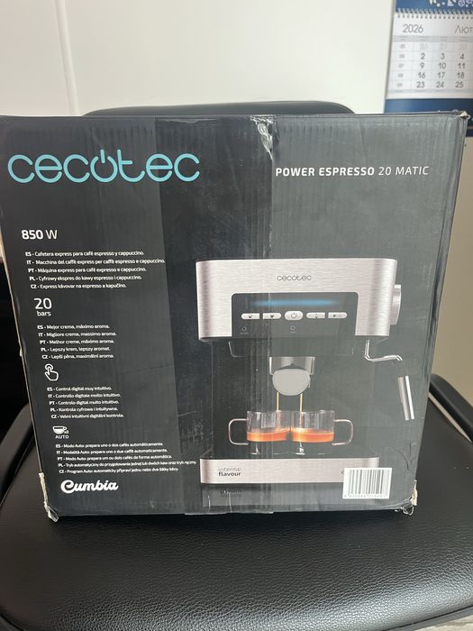 Кофемашина рожковая Cecotec Power Espresso 20 Matic