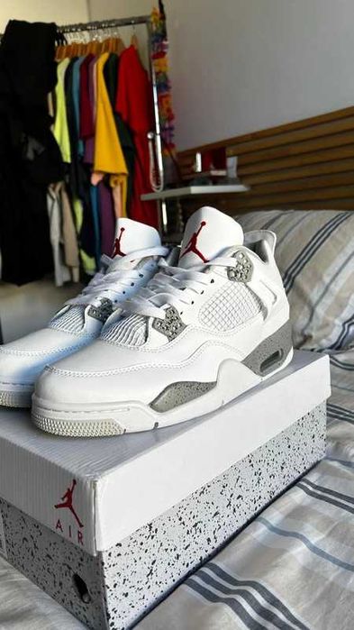 Jordan 4 Retro White Oreo | Oryginał | Nowy | Rozmiar42