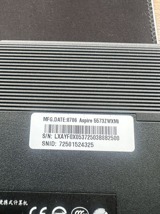 Ноутбук Acer Aspire 5573ZWXMi