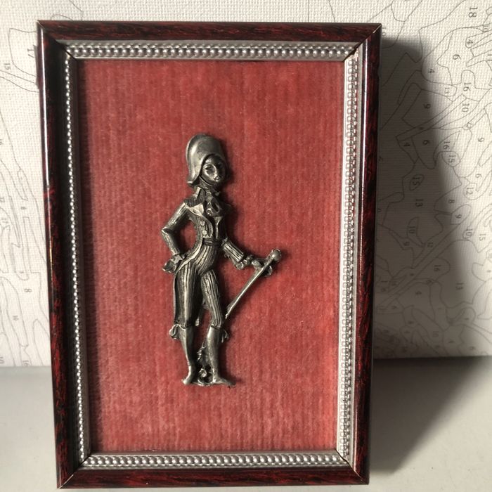 Пано картинка бархат олово вінтаж