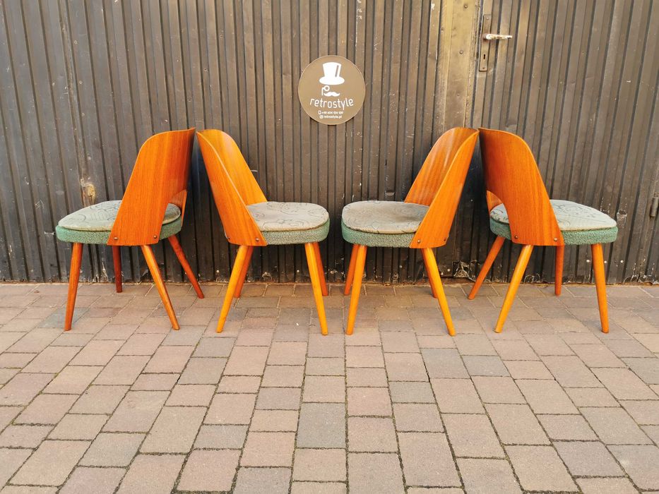 Krzesła TON (Thonet) proj. Oswald Haerdtl, Czechosłowacja '60, PRL