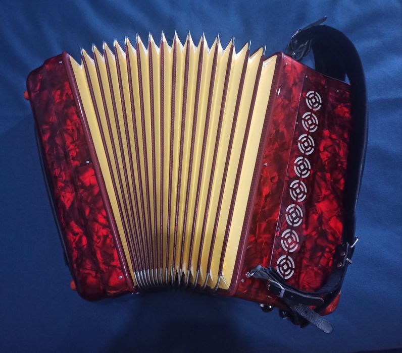 Acordeão PAOLO SOPRANI 4ª voz 120 Baixos