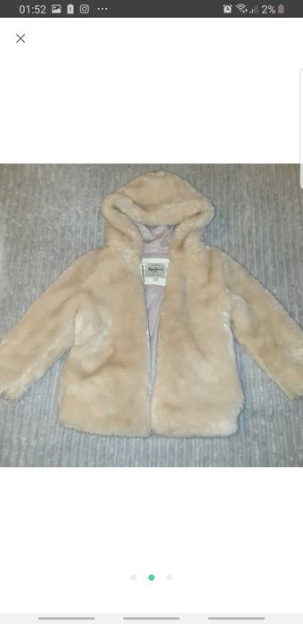 Шубка pepe jeans rara 5-6р zara шуба