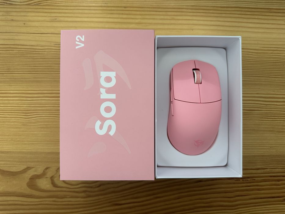 Ninjutso SORA V2 wireless pink мышка миша mouse