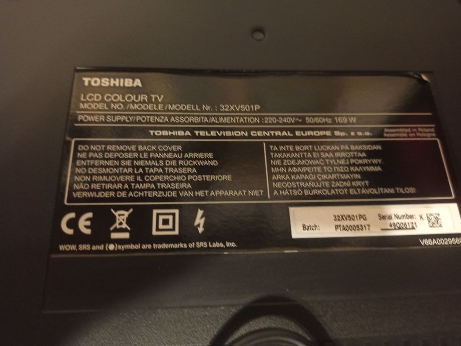 TV Toshiba LCD 32Cale
