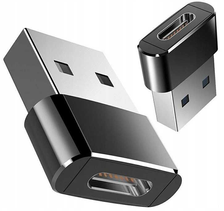 Adapter OTG wtyk męski USB C gniazdo USB typu A * Video-Play Wejherowo
