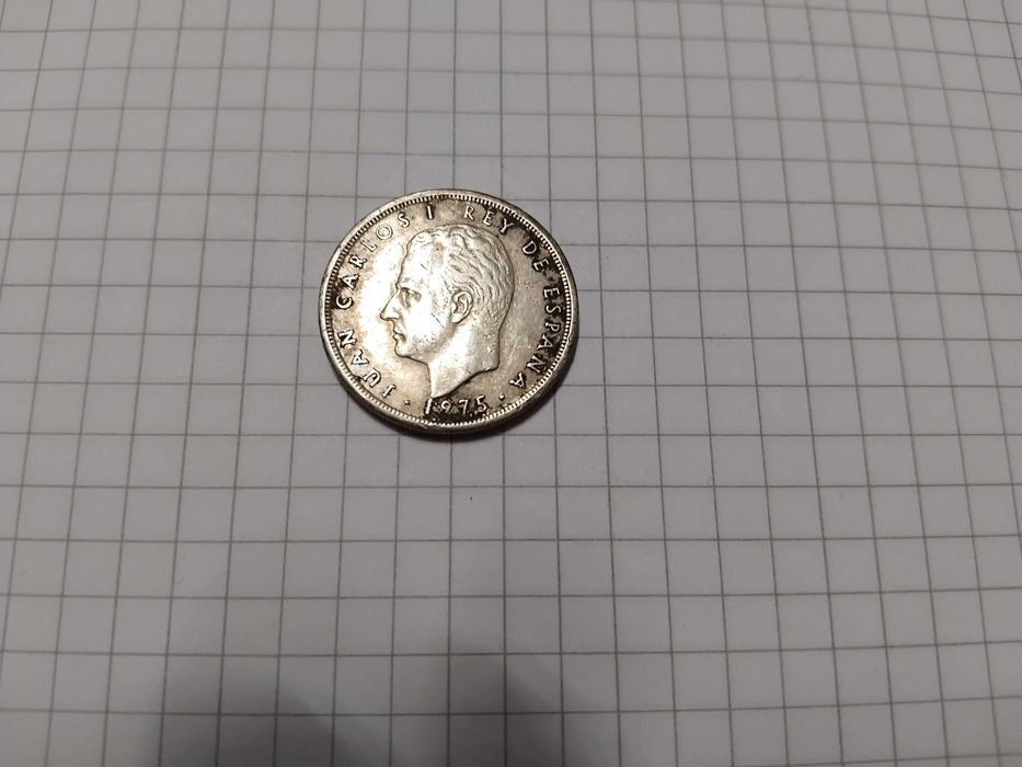 Moeda 5 Pesetas Juan Carlos I 1975