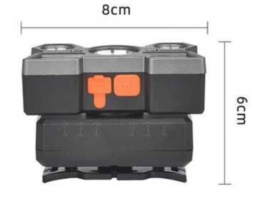 Lanterna de cabeça recarregável
