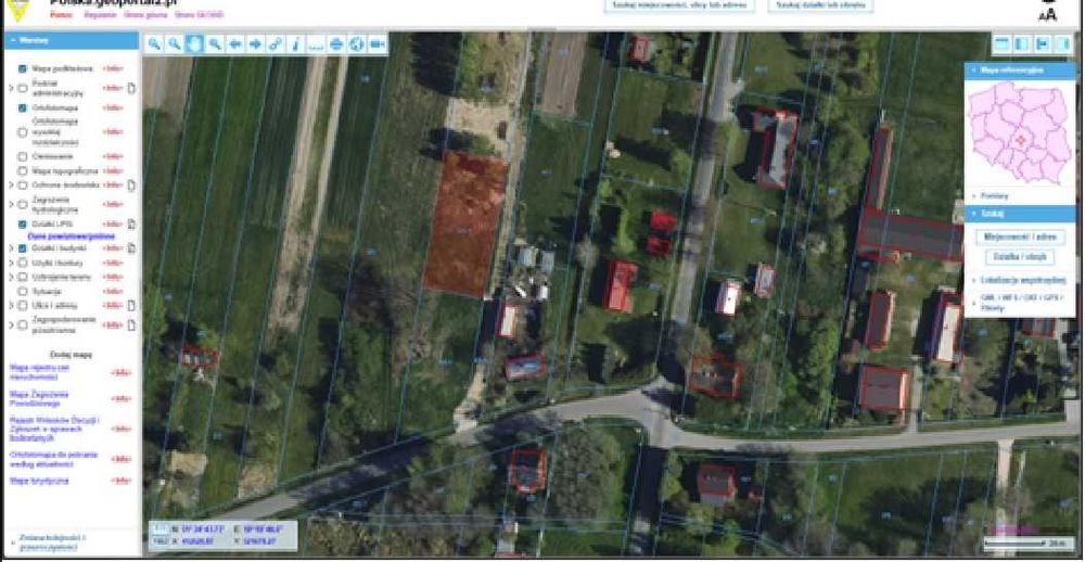 Działka budowlana Ślądkowice Dłutów 1009 m2