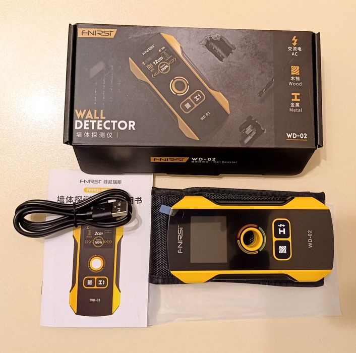 Детектор скрытой проводки, метала, дерева Fnirsi WD-02