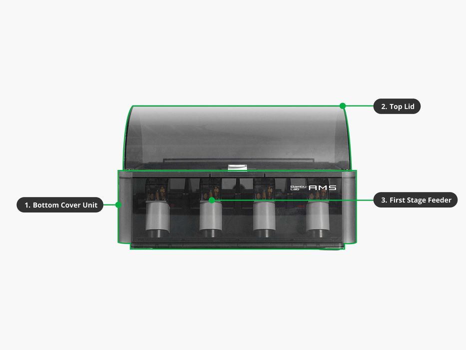 Оригінальні комплектуючі BambuLab H2D\X1C\X1\P1S\P1S\A1 3D принтера