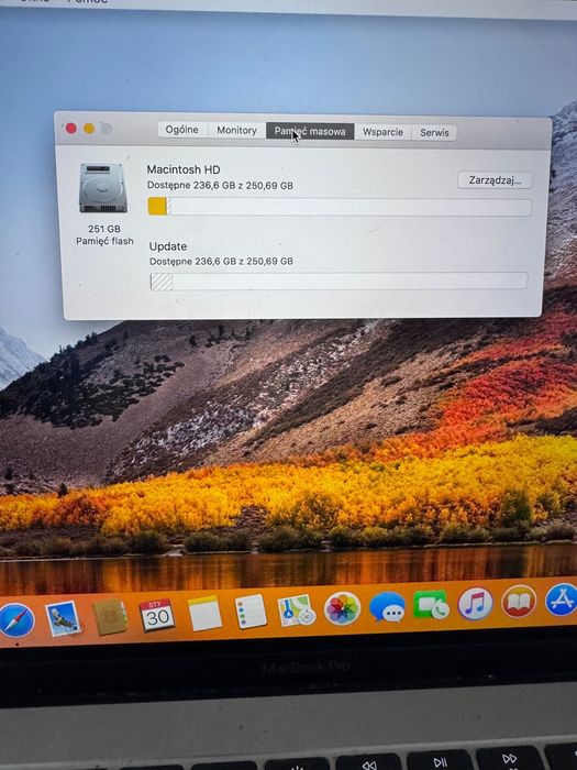 Macbook Pro 256GB